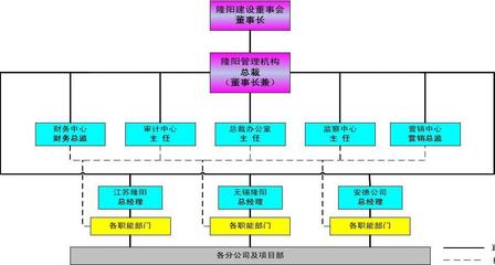 图1:工程公司管理机构组织架构图